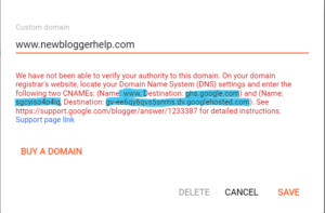 Blogger में Domain कैसे ADD करें